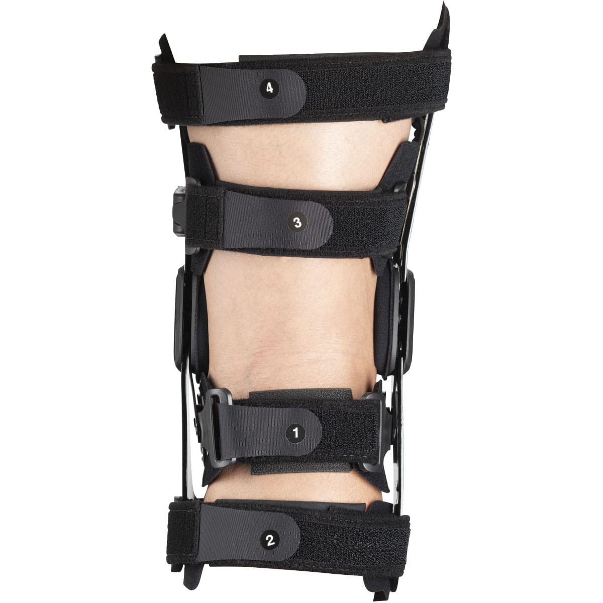 Breg Knee Brace Fusion™ OTS Medium Hook and Loop Closure 18 to 19-1/2 –  Axiom Medical Supplies