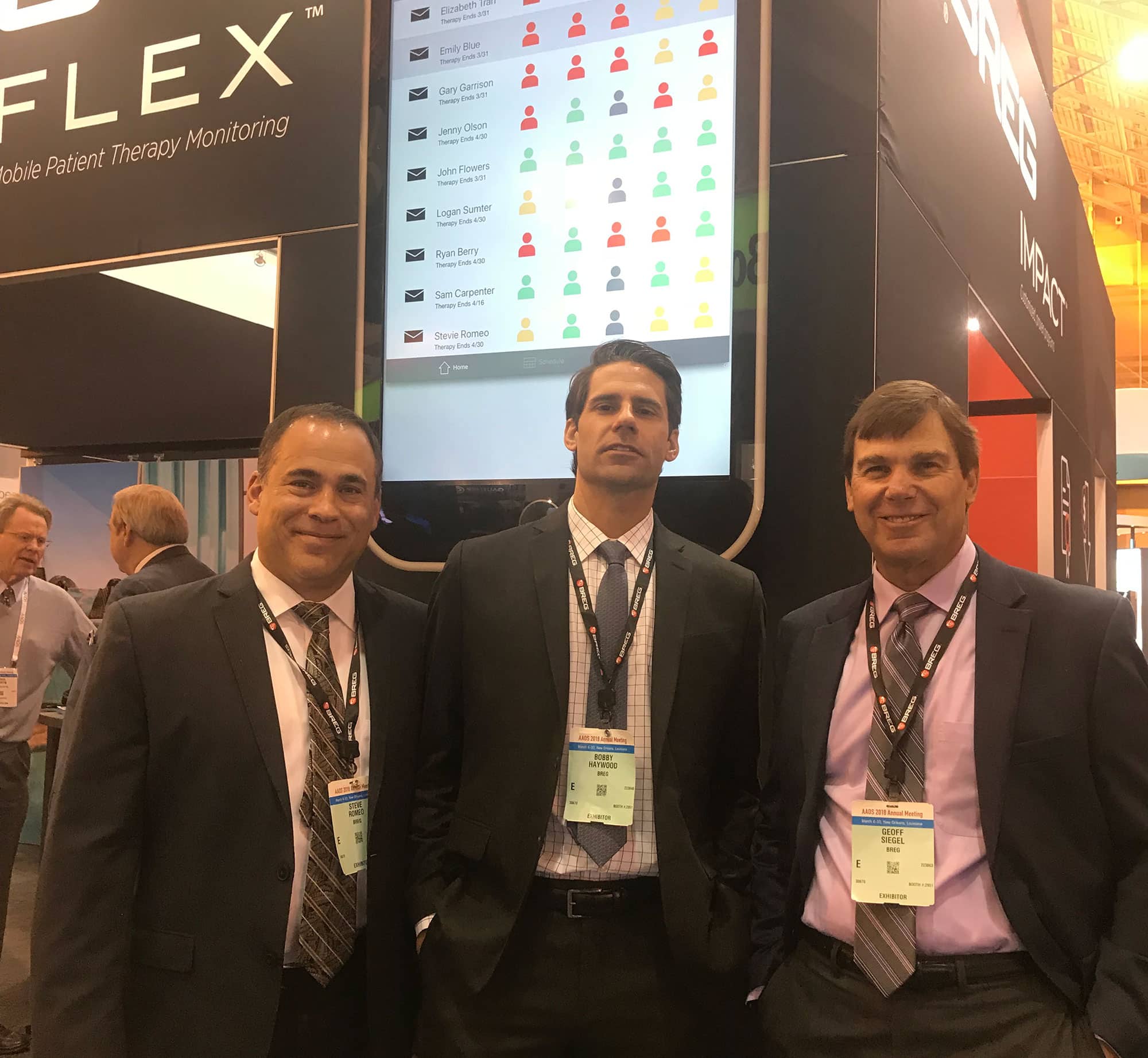 "Team Flex" at AAOS in New Orleans Breg, Inc.